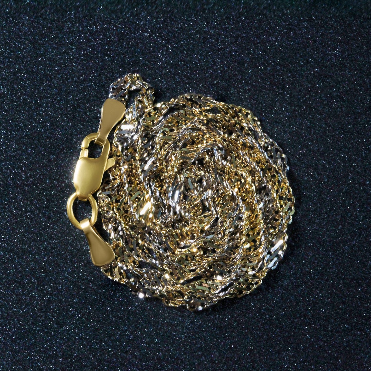 14k Two-Tone Singapore Chain