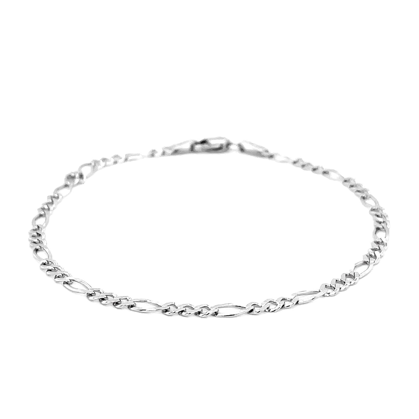 14k Figaro Anklet