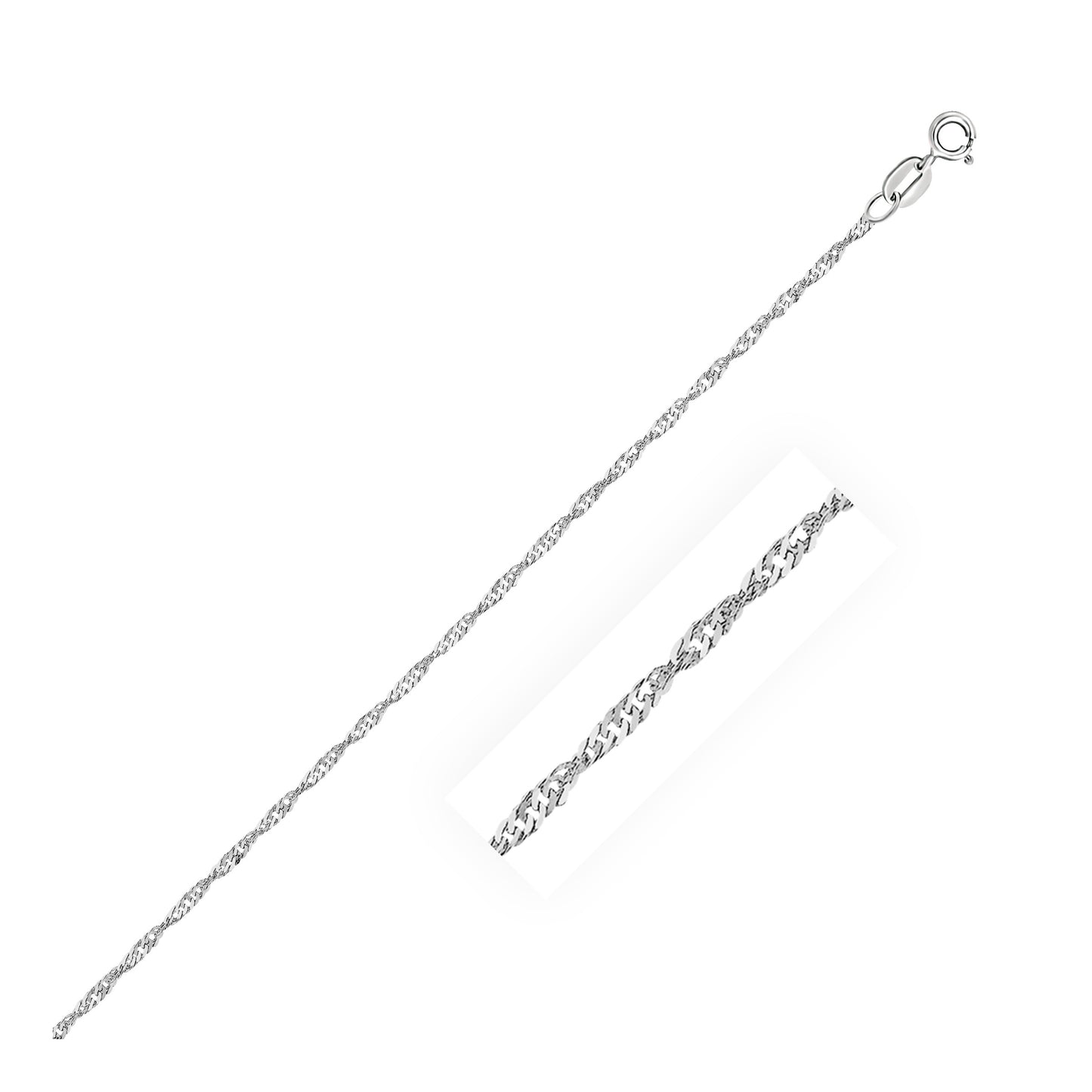14k Singapore Anklet