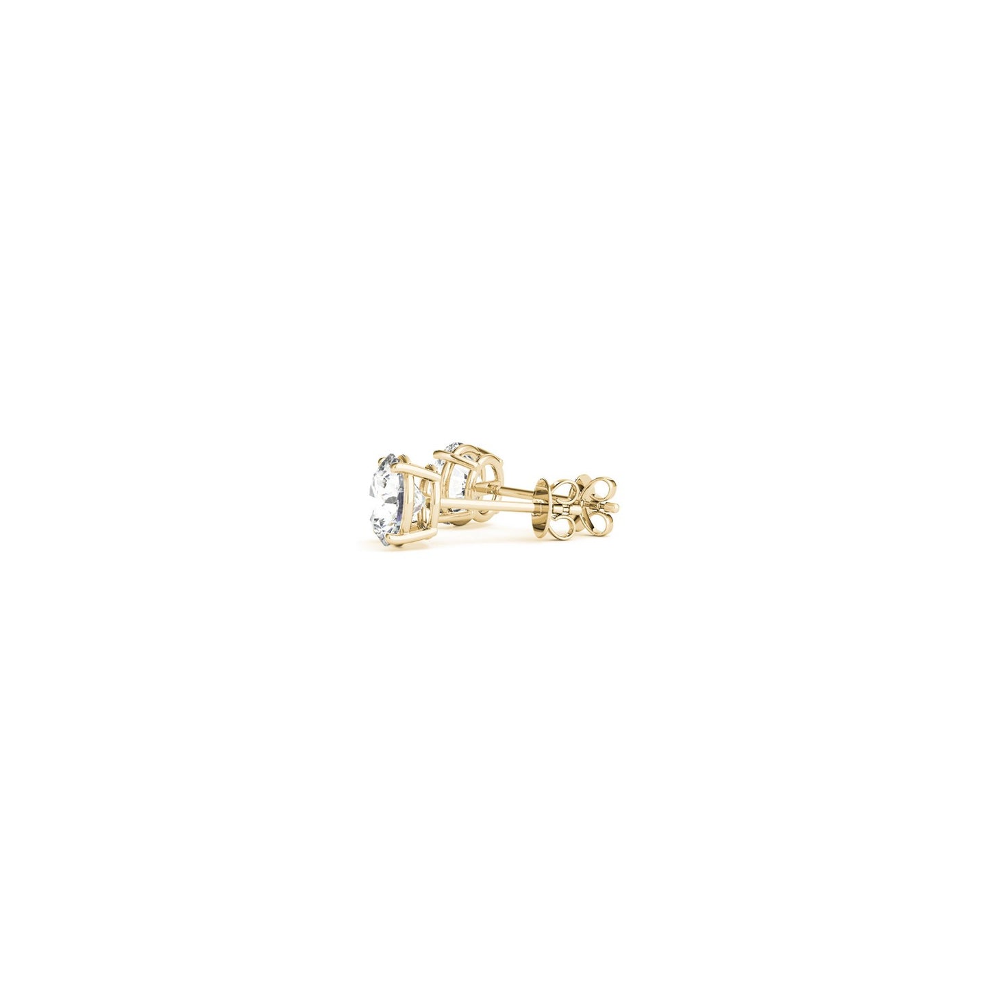 14k Yellow Gold Diamond Studs 0.5 carat