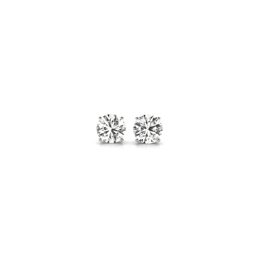 14k White Gold Diamond Studs 0.5 carat