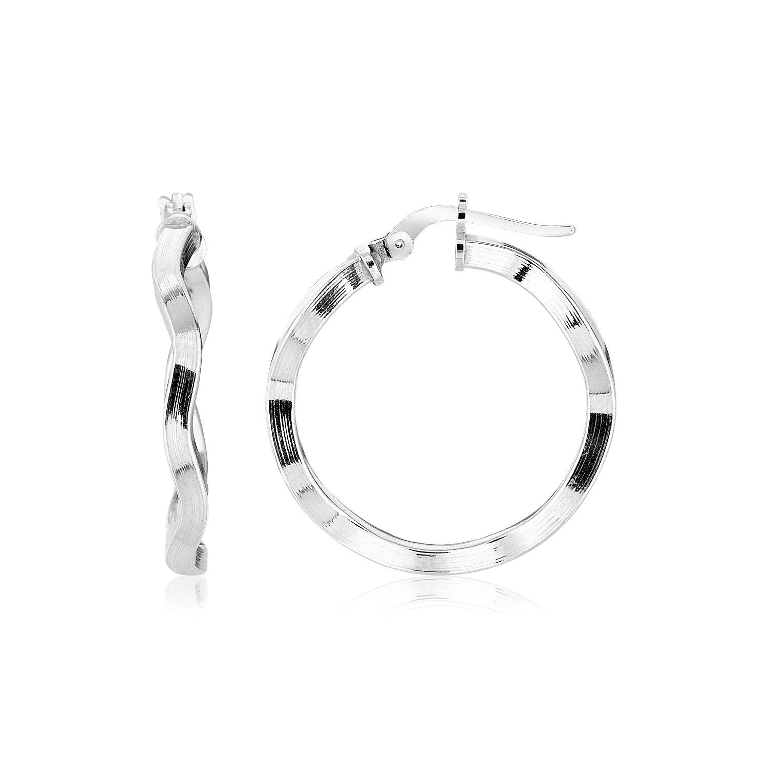 Silver Hoop Earrings