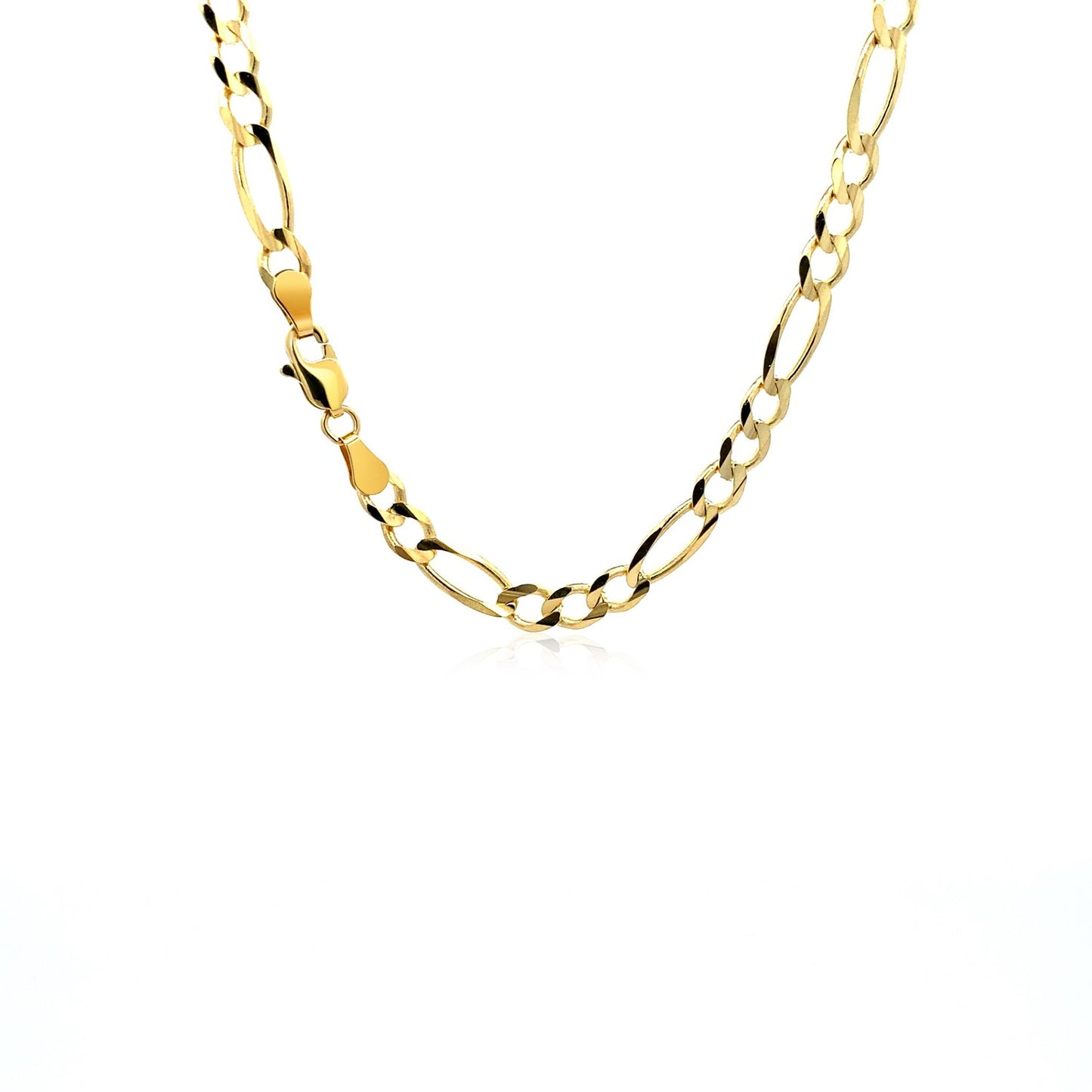 10K Yellow Gold Figaro Chain (4.50 mm)