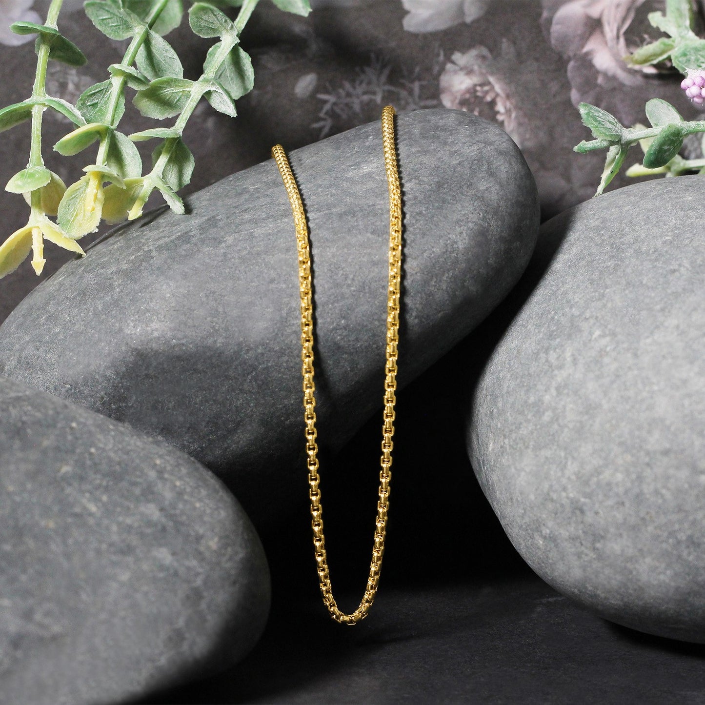 14k Yellow Gold Round Box Chain (1.80 mm)