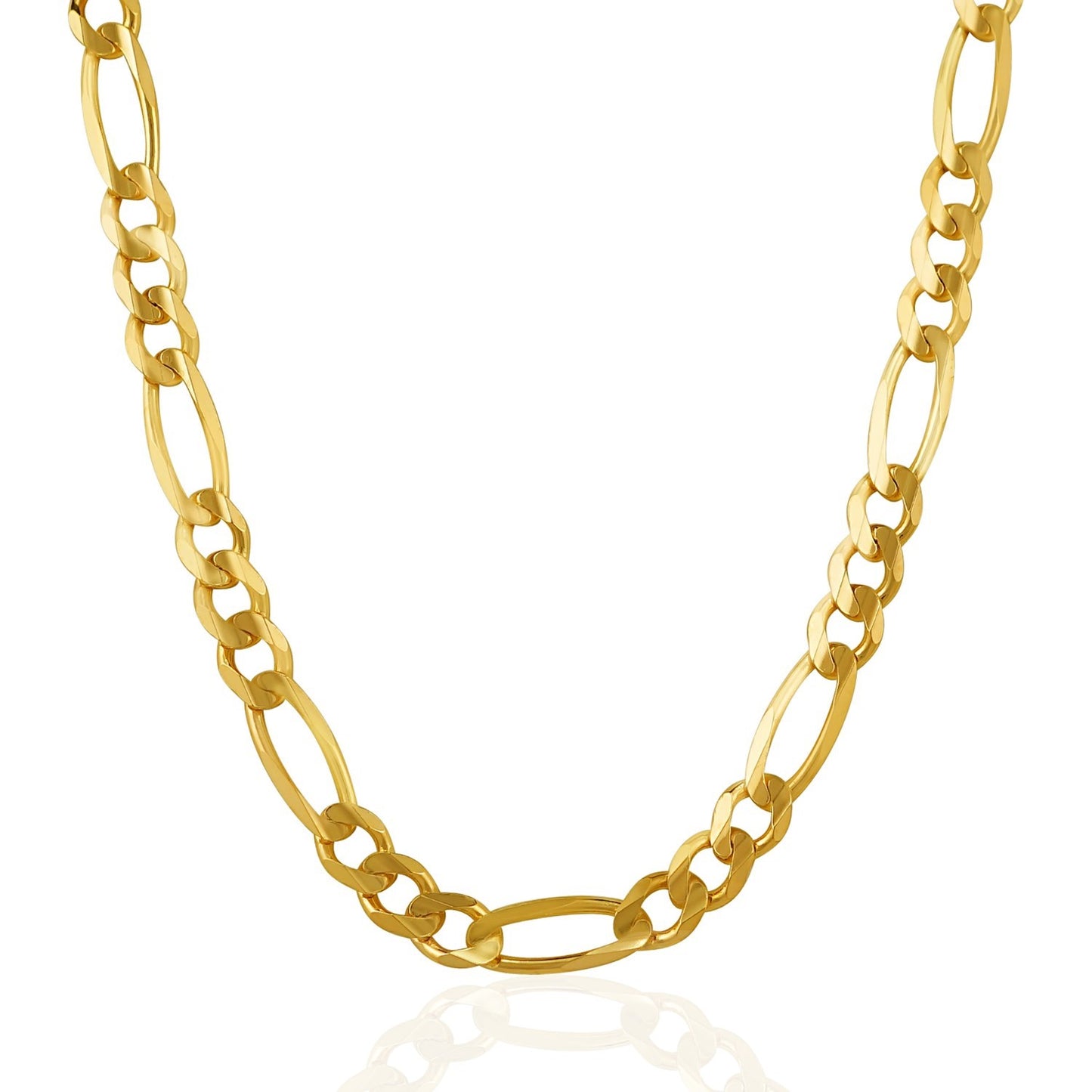 10K Yellow Gold Figaro Chain (6.60 mm)