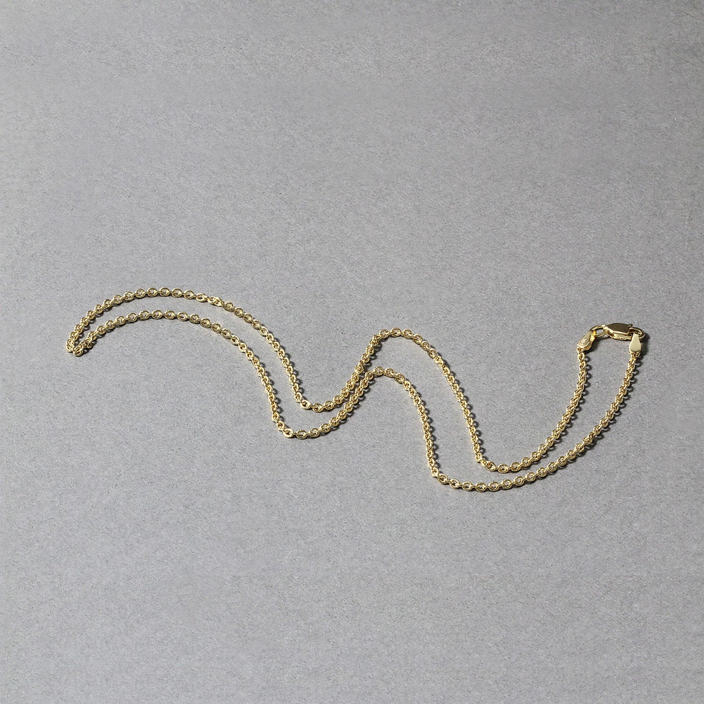 14k Yellow Gold Forsantina Lite Cable Link Chain (1.80 mm)