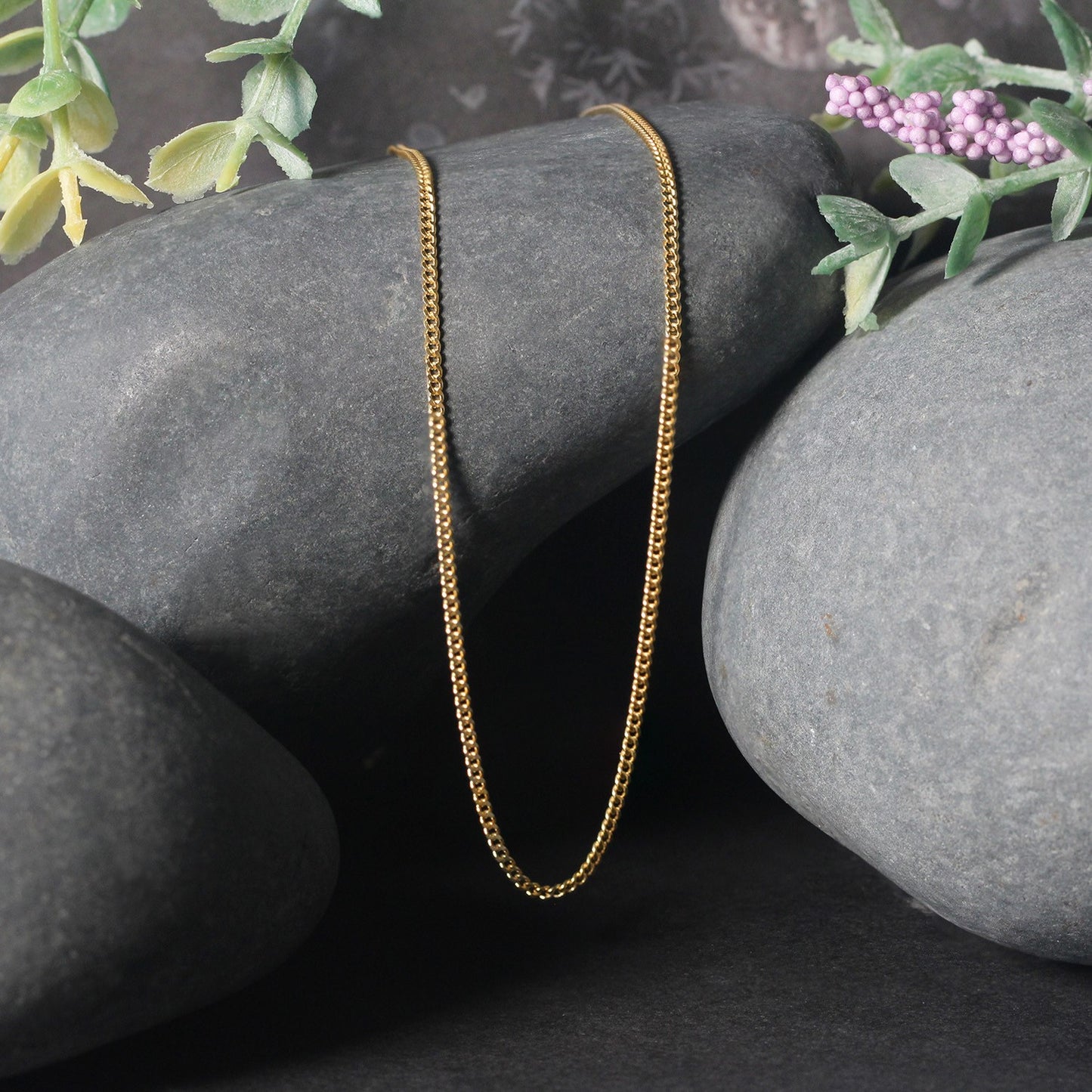 14k Yellow Gold Gourmette Chain (1.40 mm)