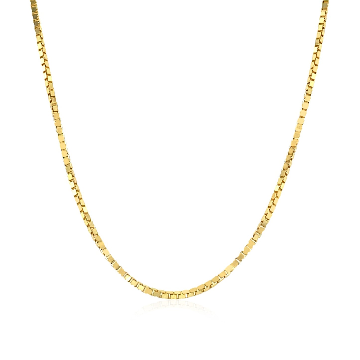 14k Yellow Gold Classic Box Chain (1.10 mm)