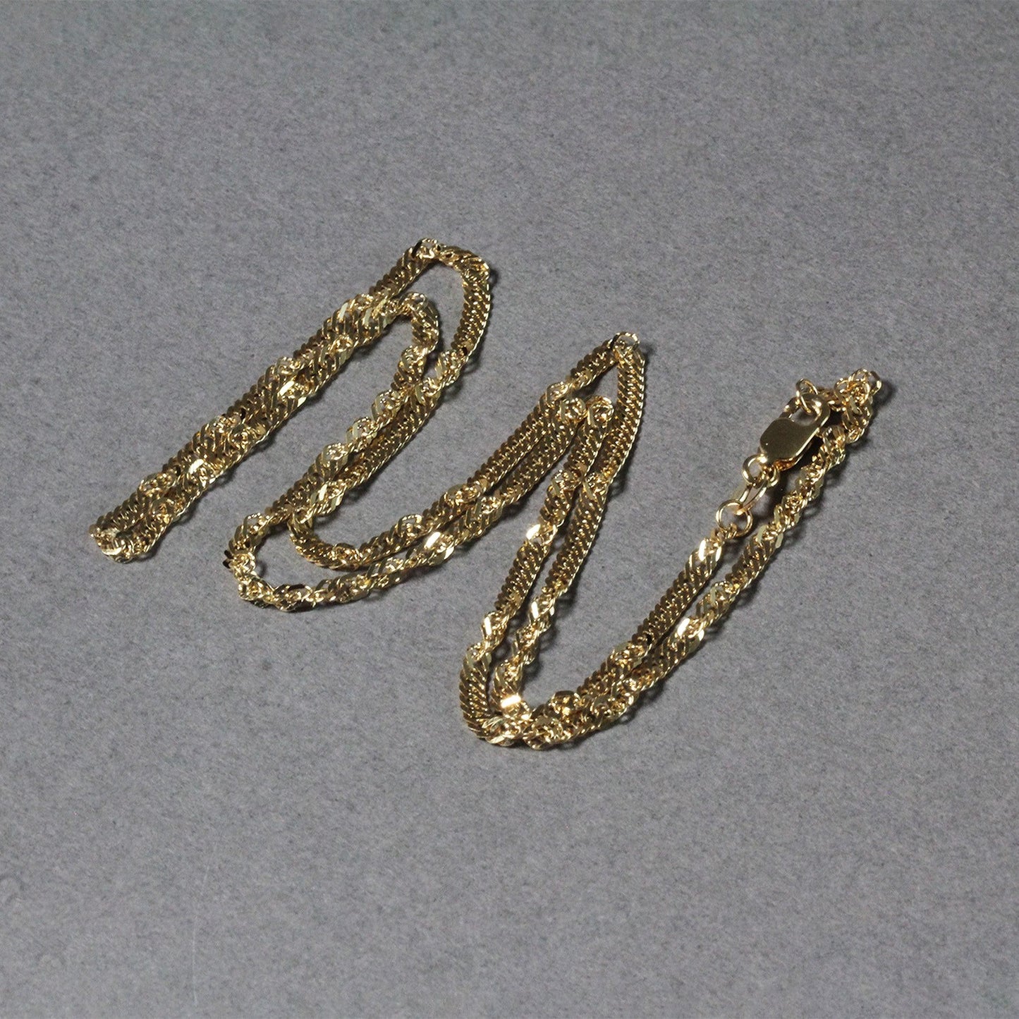 14k Yellow Gold Singapore Chain (2.10 mm)