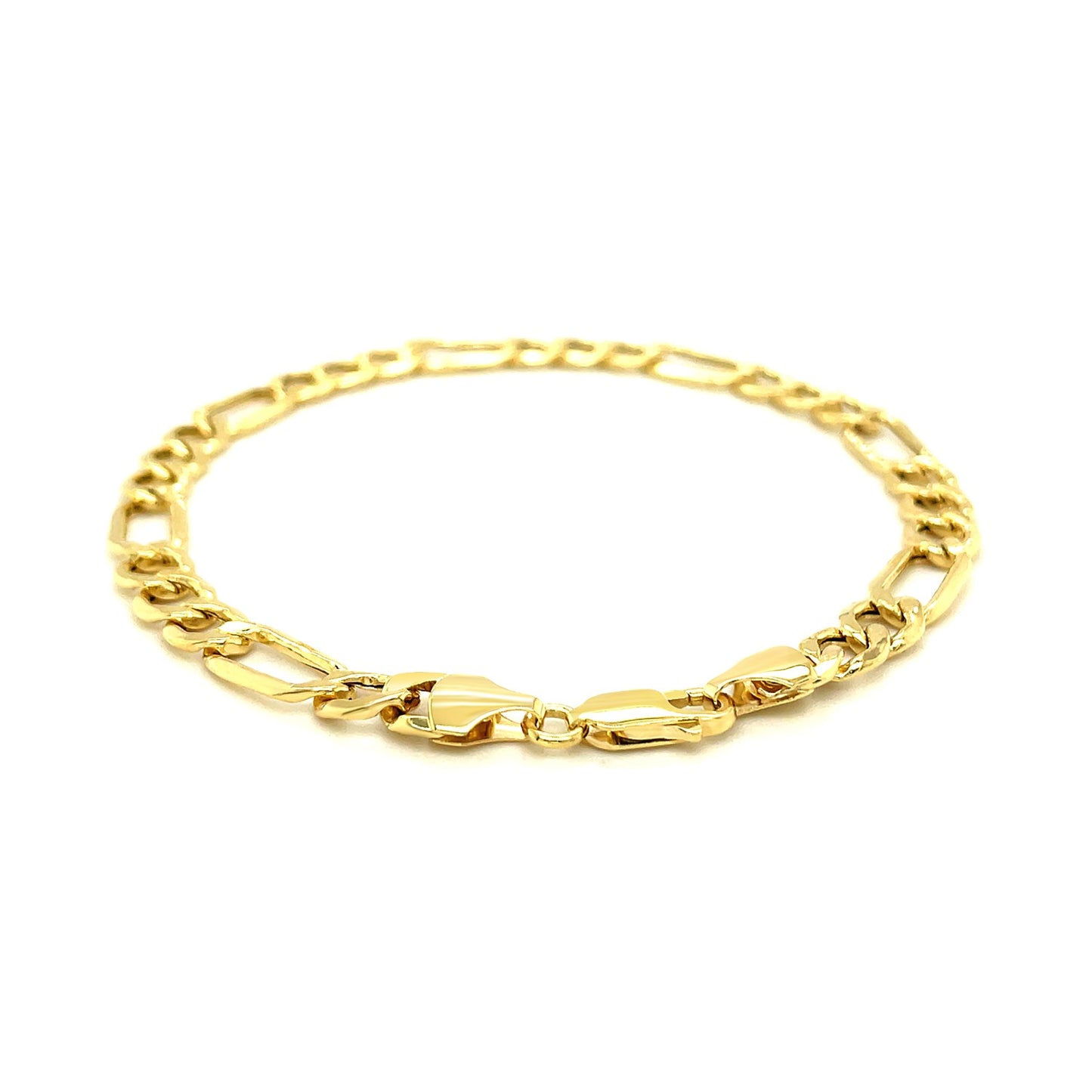 14k Yellow Gold Lite Figaro Bracelet (6.60 mm)