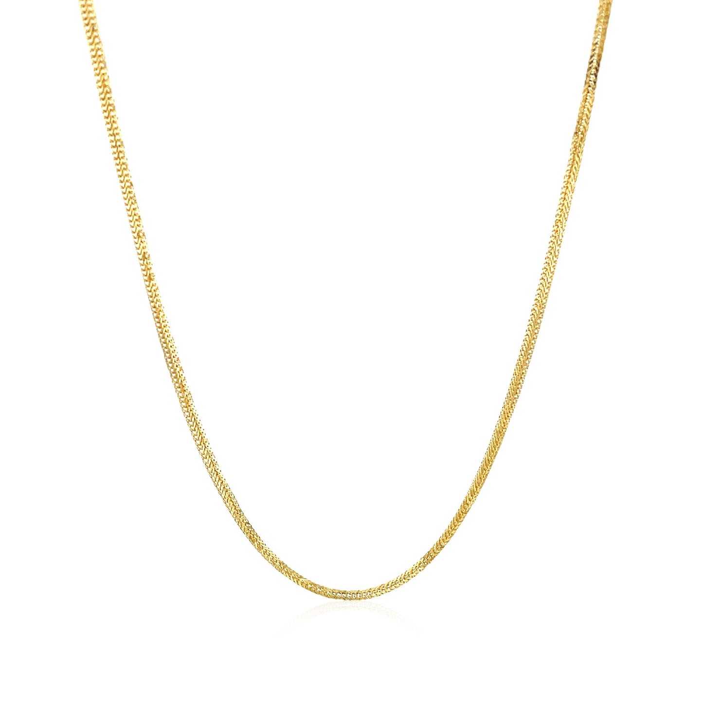 14k Yellow Gold Foxtail Chain (1.00 mm)