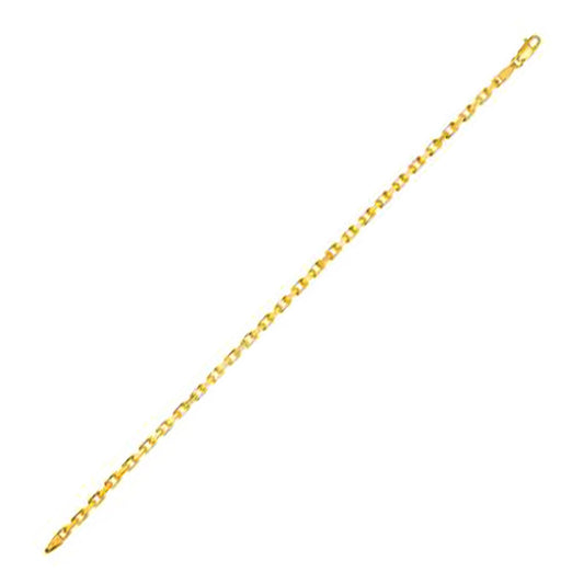 14k Yellow Gold French Cable Link Chain (2.50 mm)