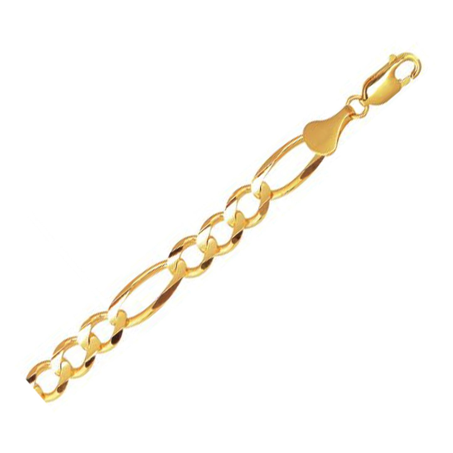 10K Yellow Gold Figaro Chain (7.90 mm)