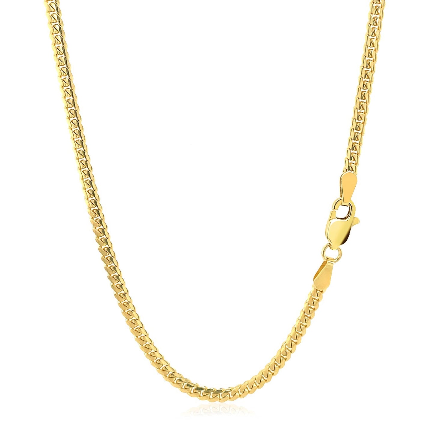 10k Yellow Gold Miami Cuban Chain (2.60 mm)