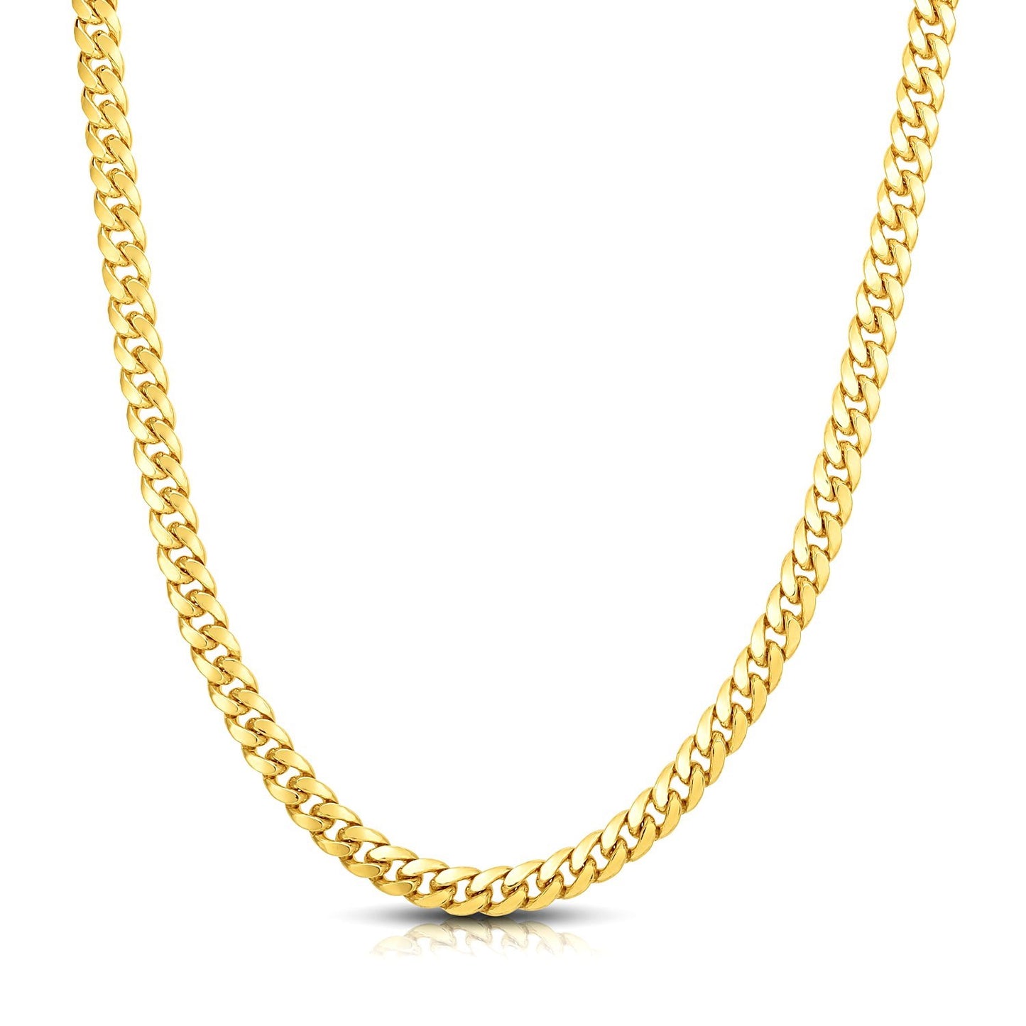 10k Yellow Gold Miami Cuban Chain (7.10 mm)