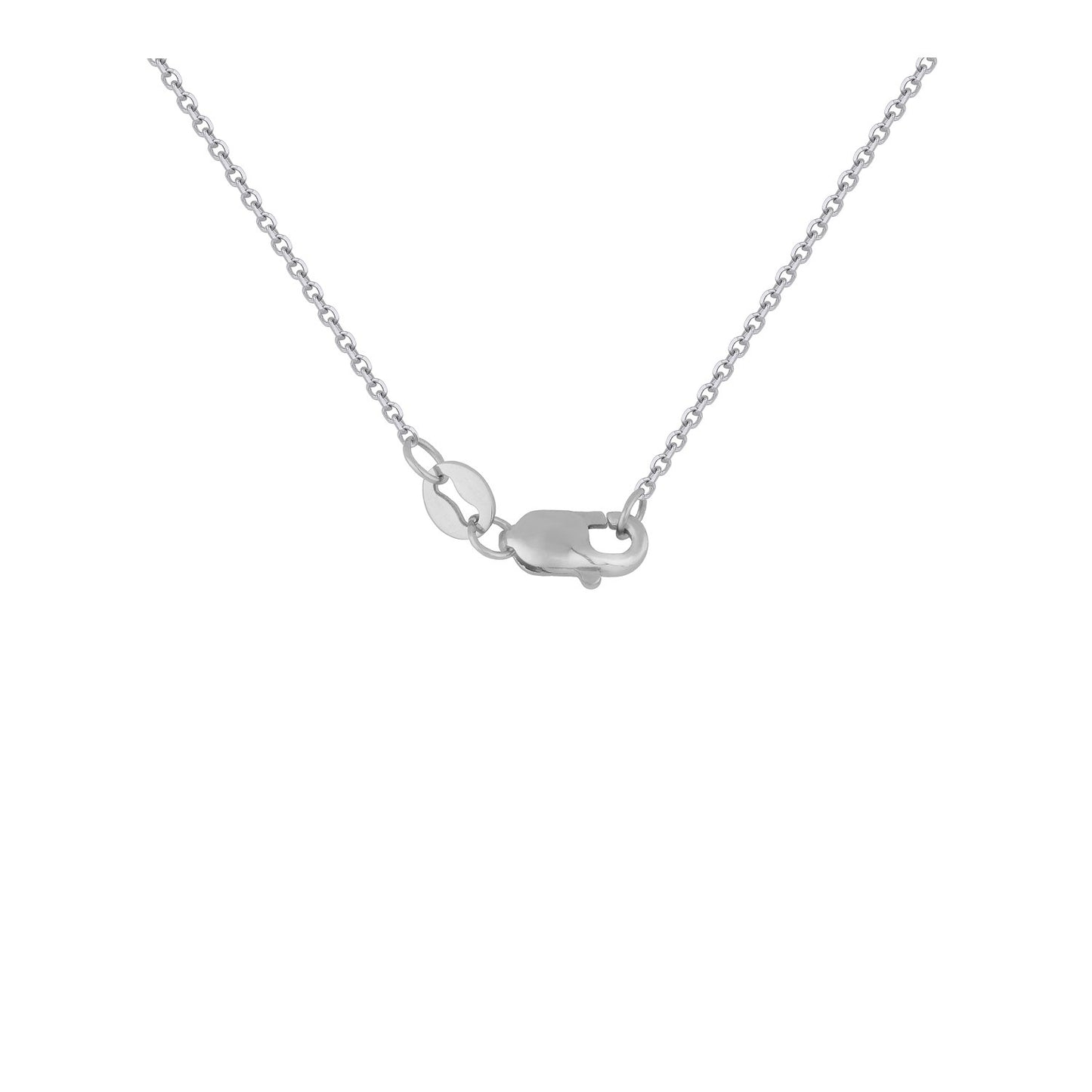 Diamond Heart Design Pendant in 14k White Gold