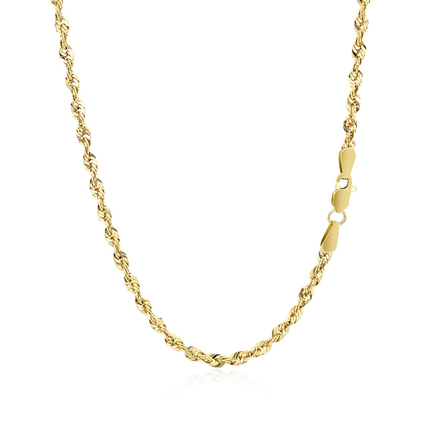 14k Yellow Gold Light Rope Chain (2.50 mm)