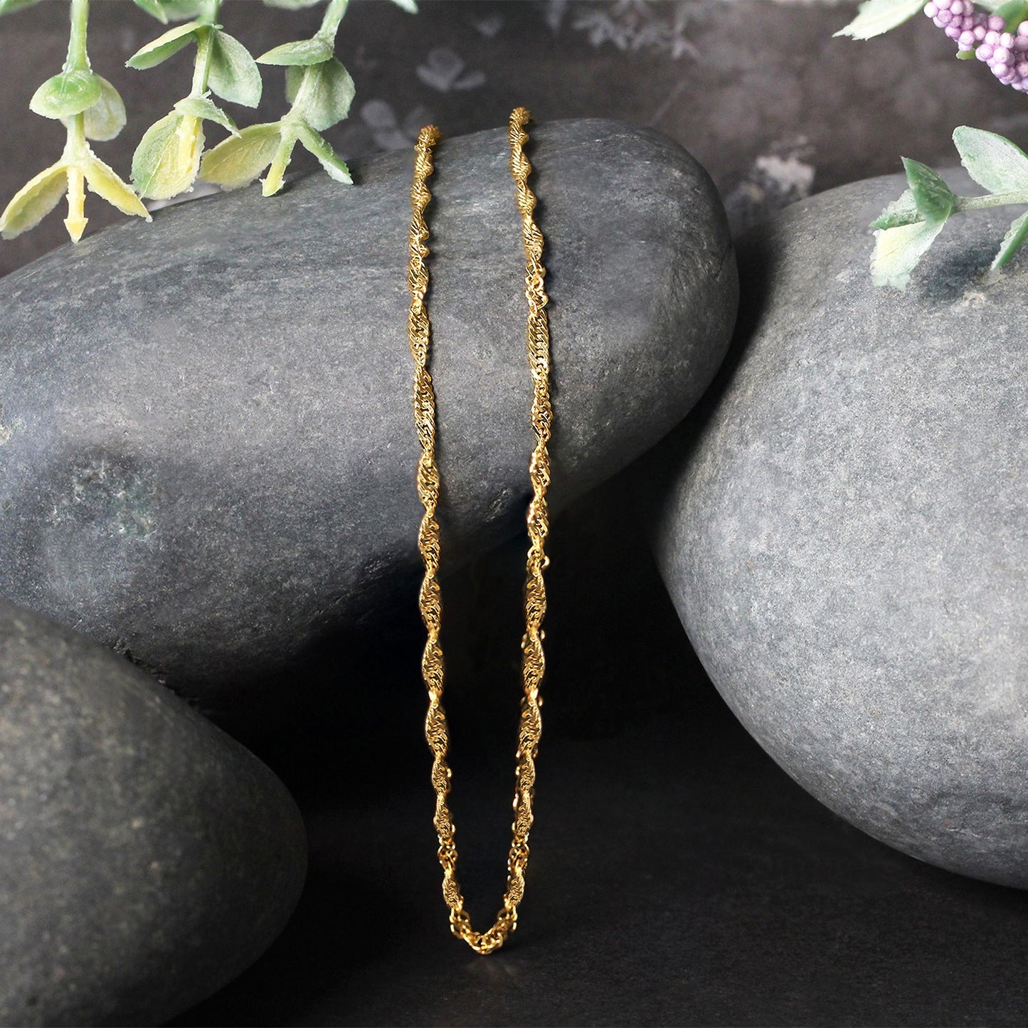 14k Yellow Gold Singapore Chain (1.80 mm)