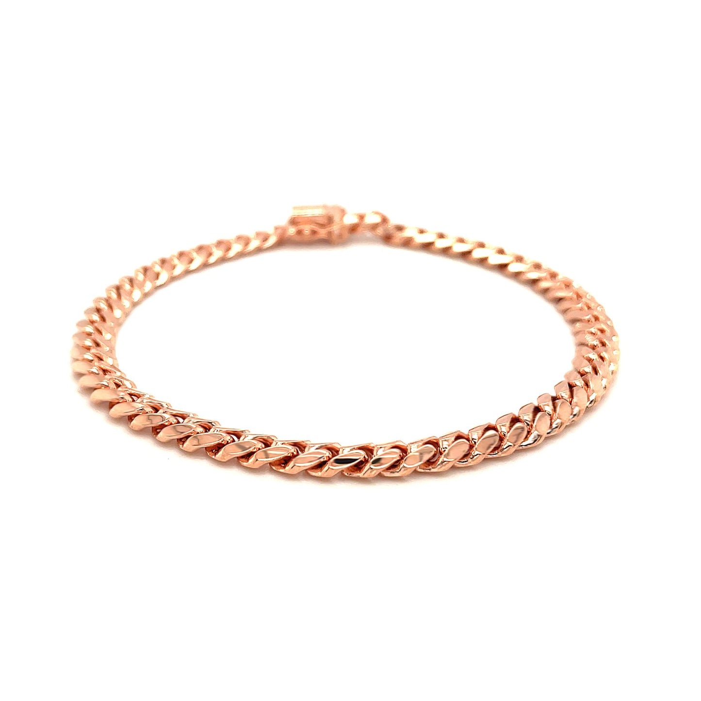 14k Rose Gold Miami Cuban Bracelet (6.10 mm)