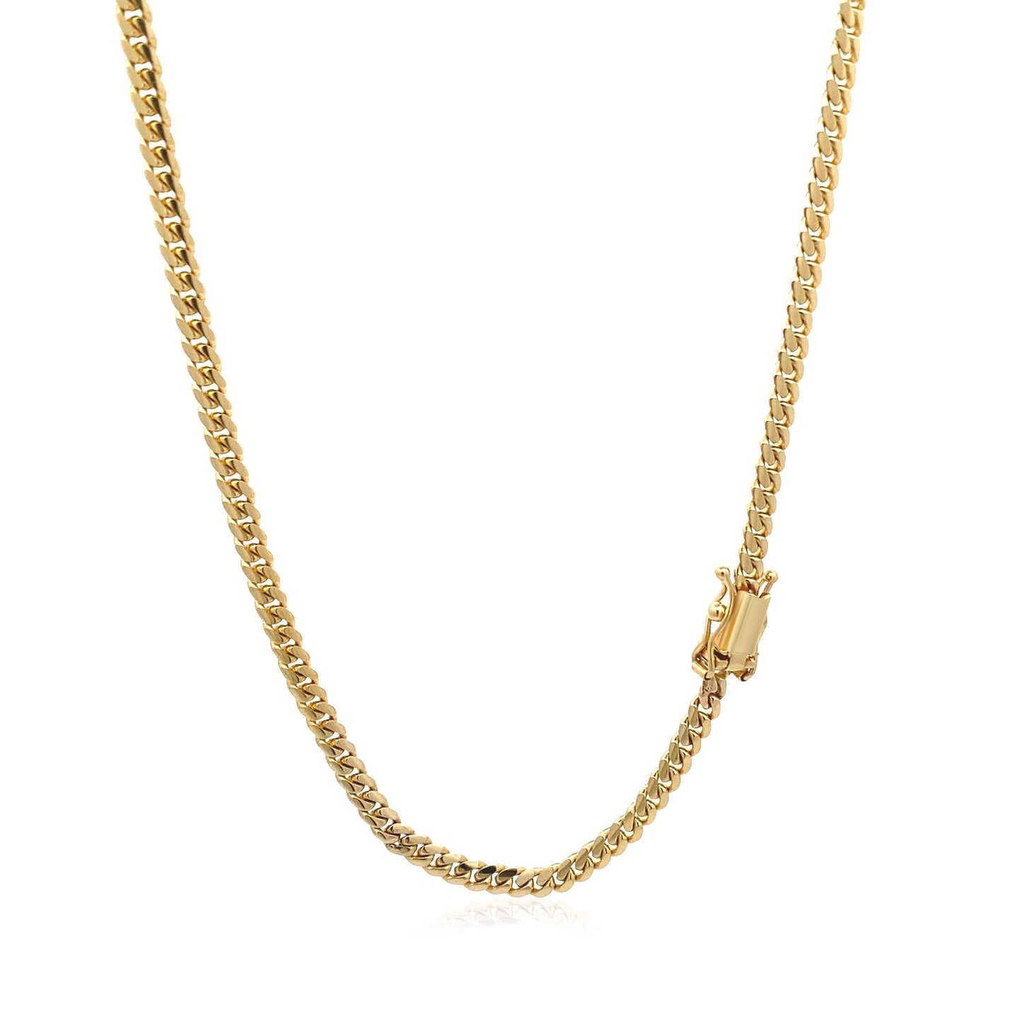 10k Yellow Gold Miami Cuban Chain (3.20 mm)