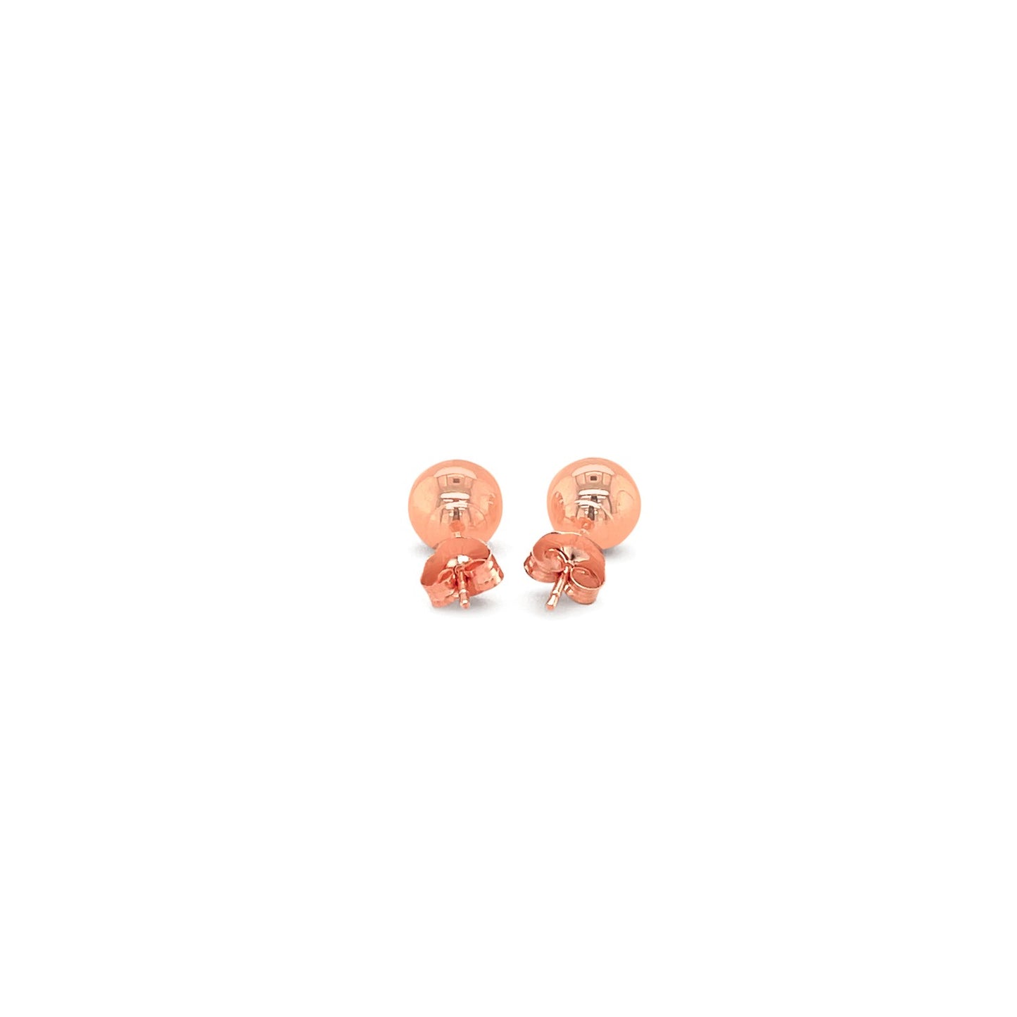 14k Rose Gold Stud Earrings