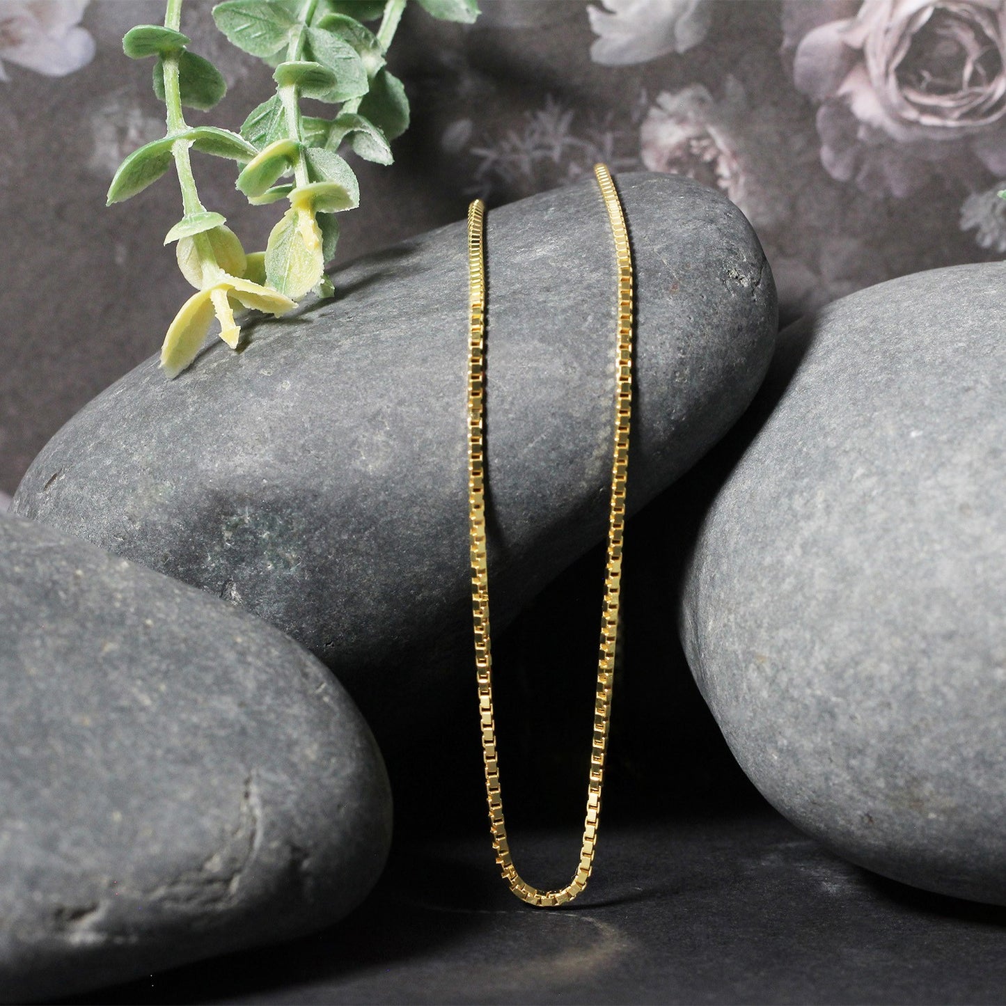 10k Yellow Gold Box Chain (1.40 mm)